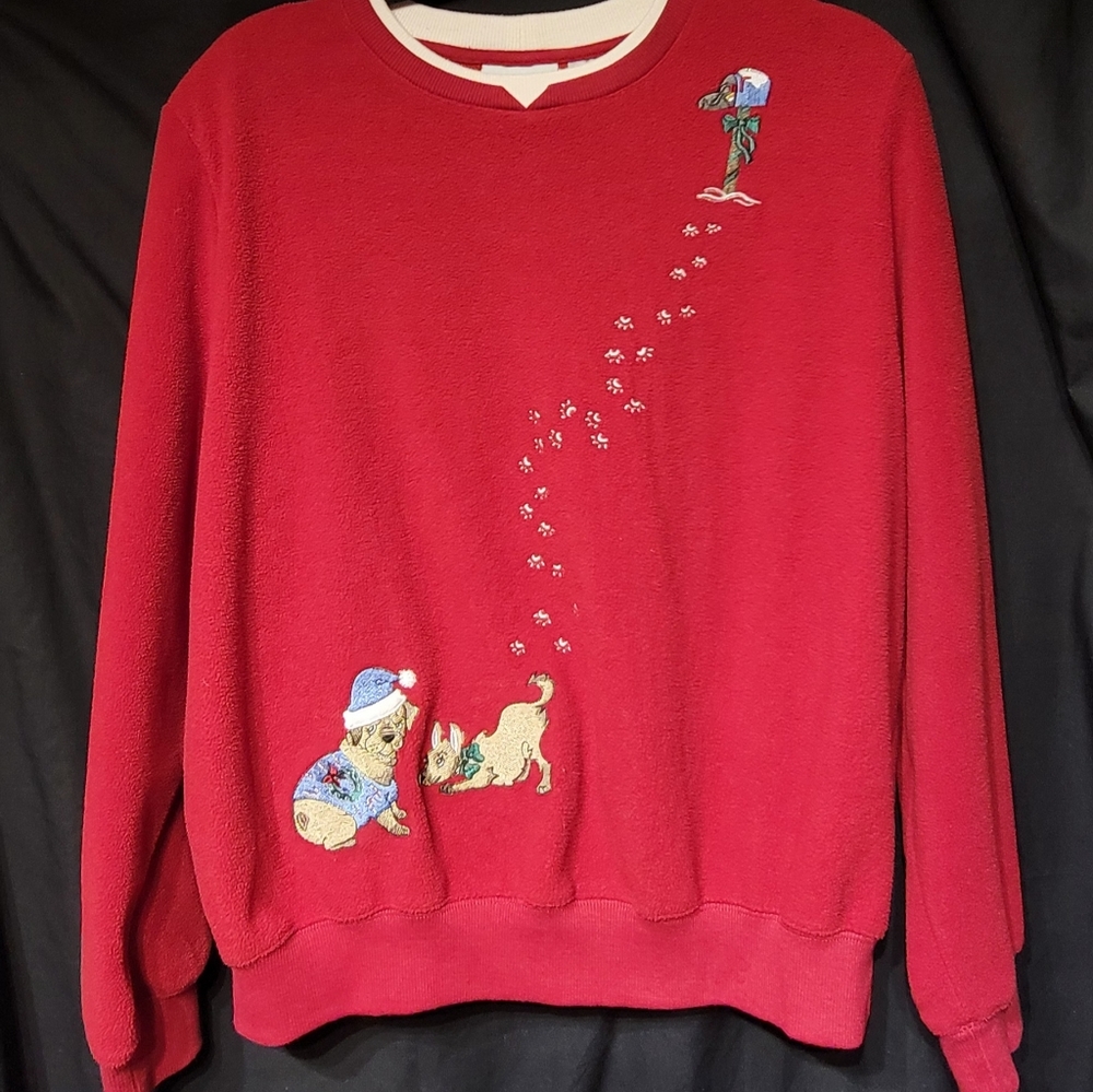 Alfred dunner Christmas sweater size PL